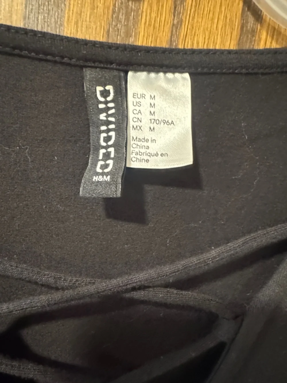 H&M Black Long Sleeve Scoop Neck Bodysuit - Picture 2 of 3